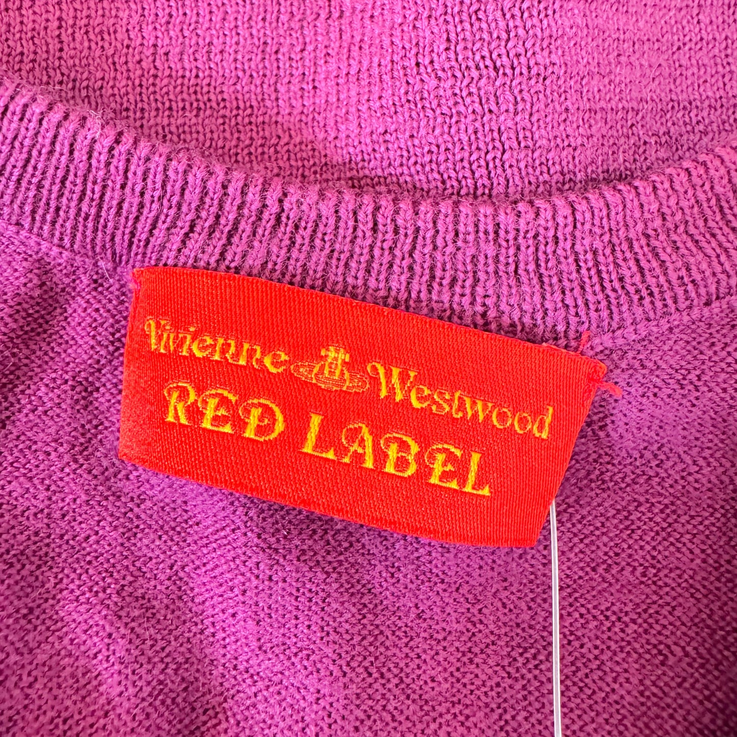 Vivienne Westwood Red Label Purple Knit Orb Logo Vest Tank Top