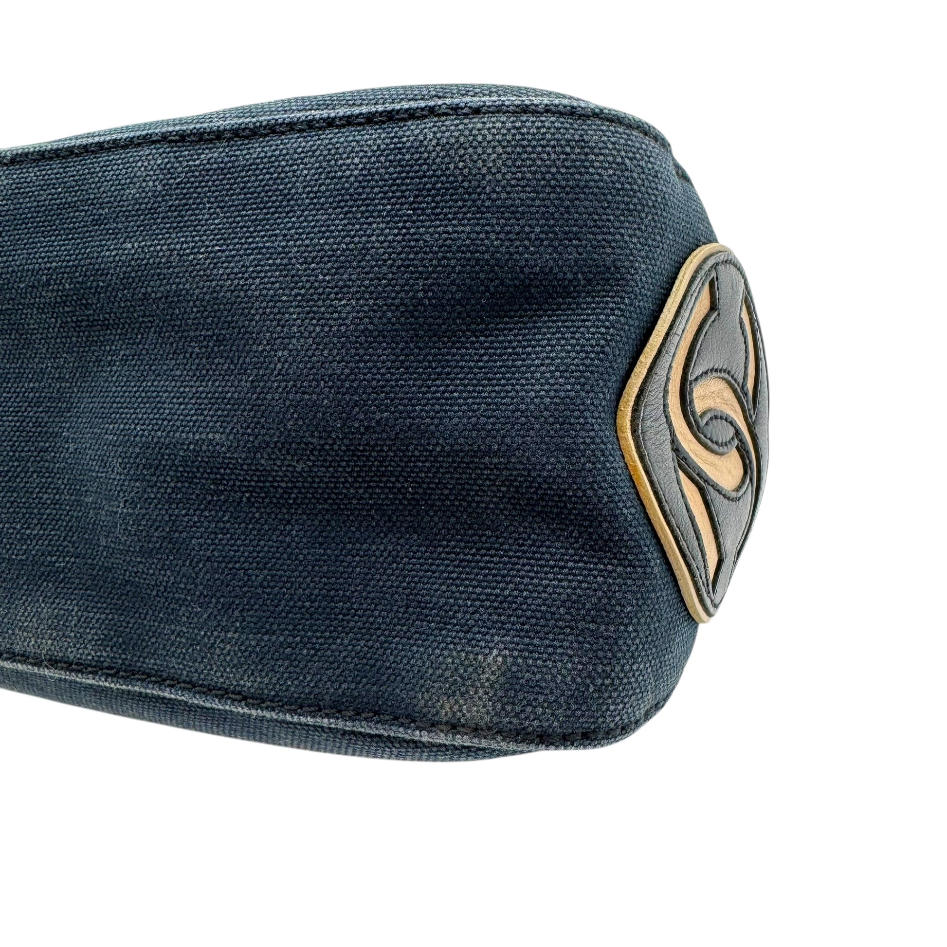 Chanel Sport Navy Blue Canvas Sporty Flap Bag w/ Charm 2004-05 - Outfit Repeater