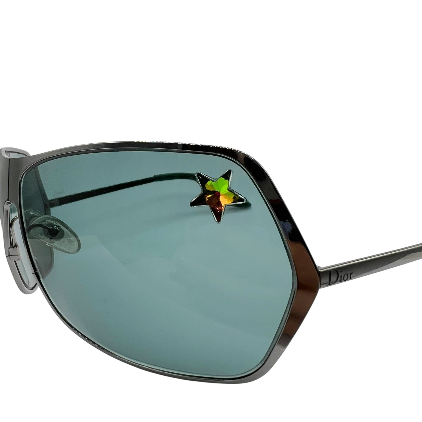 Christian Dior Secret1 Star Gem Avaitor Sunglasses