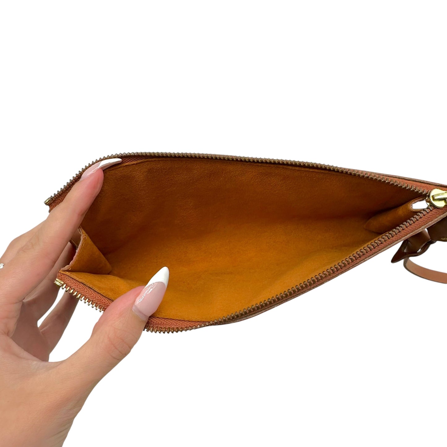 Louis Vuitton Brown Epi Leather Pochette Bag