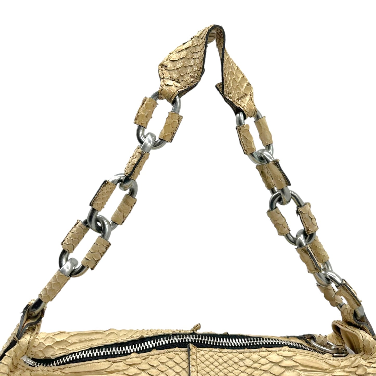 Chloe Ivory Python & Chain Link Large Betty Bag RARE