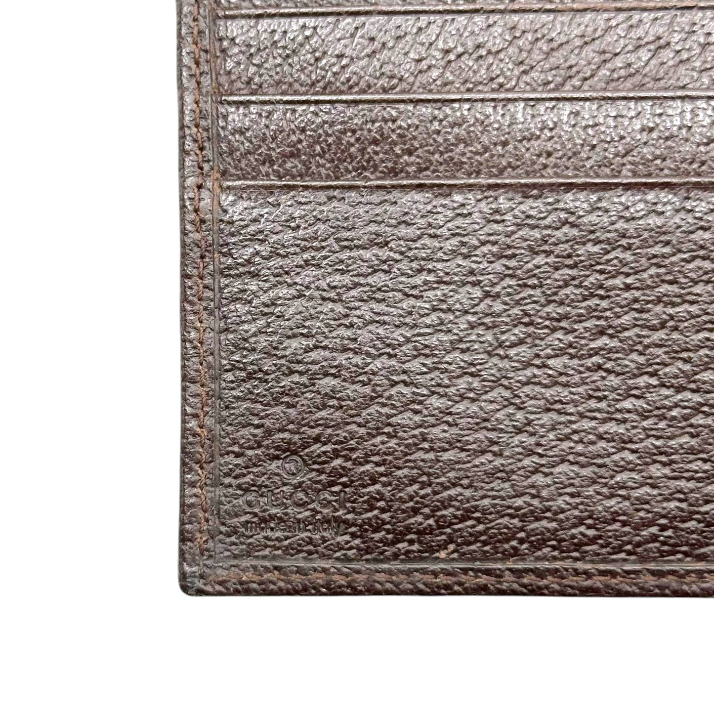 Gucci Bi-Fold Wallet Brown Monogram Canvas