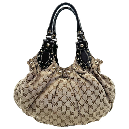 Gucci F/W 2008 Studded Monogram Hobo Bag