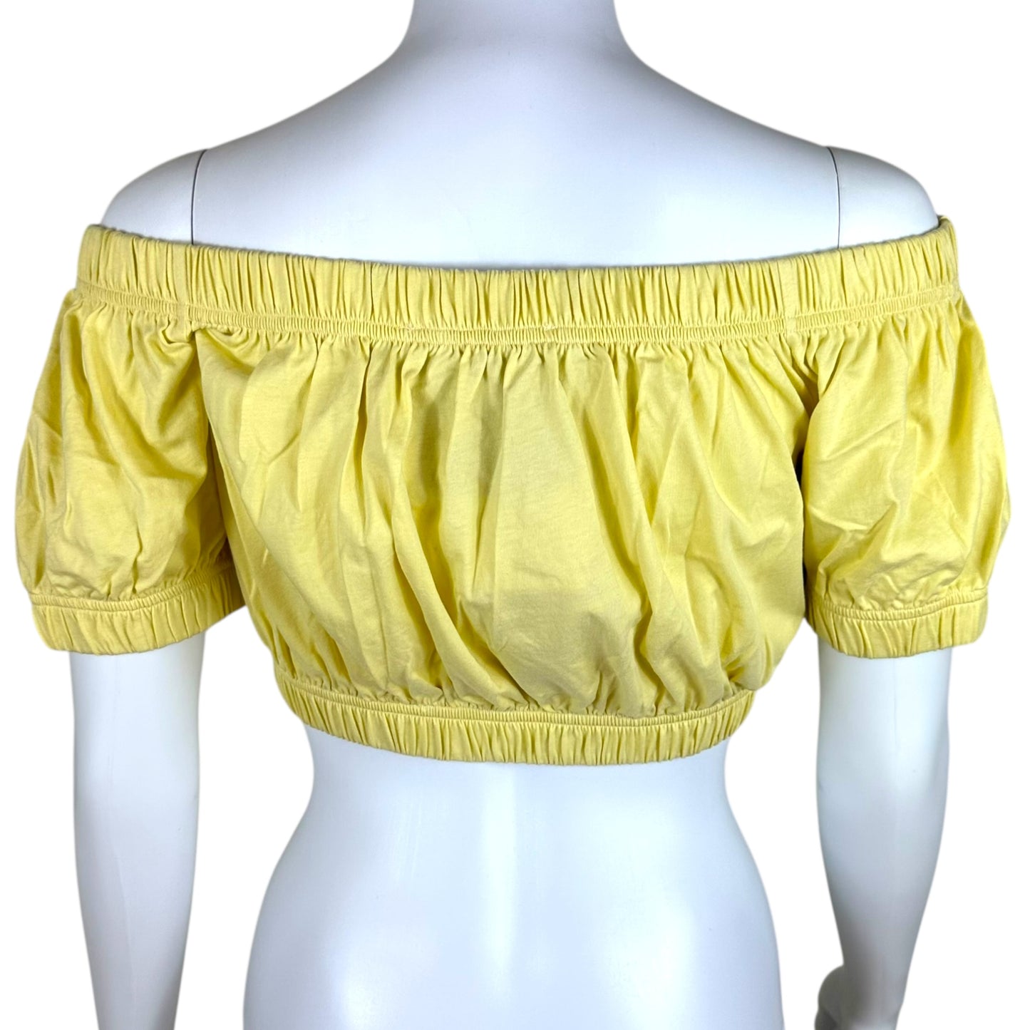 Moschino x Betty Boop Yellow Cropped Top