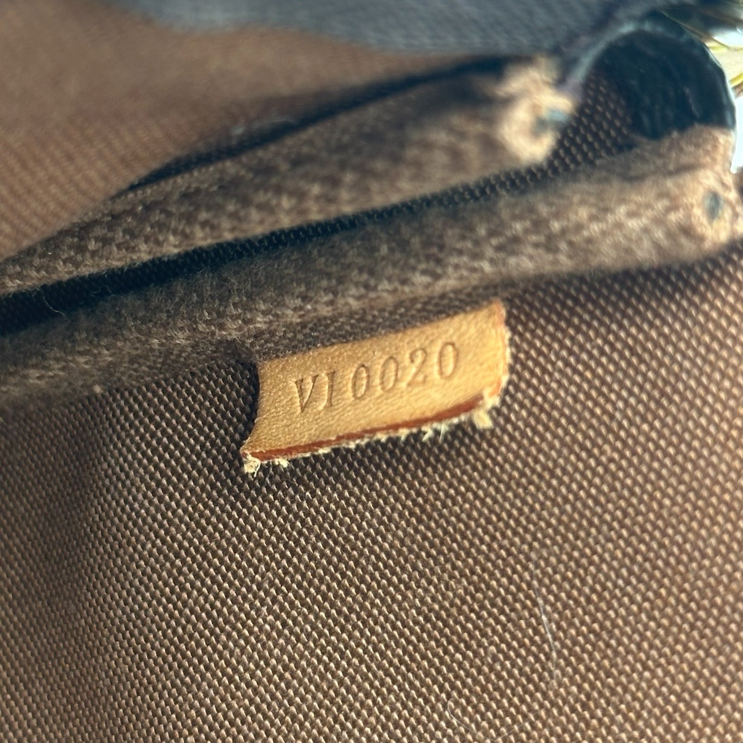 Louis Vuitton Brown Classic Monogram Pochette Bag
