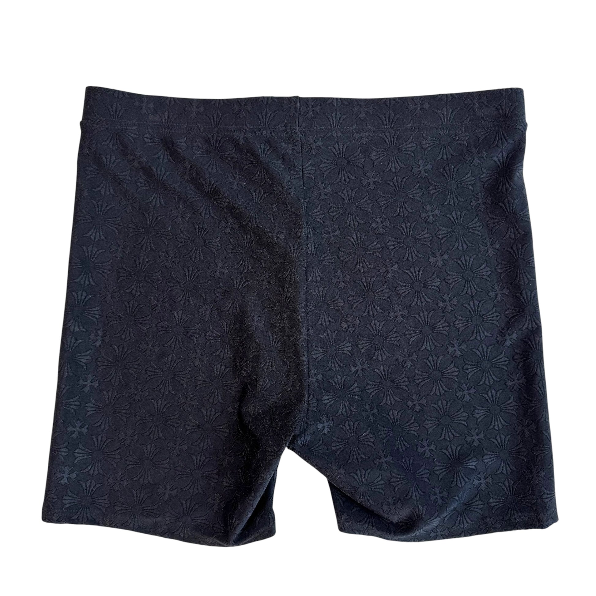 Chrome Hearts Black White Spandex Biker Shorts