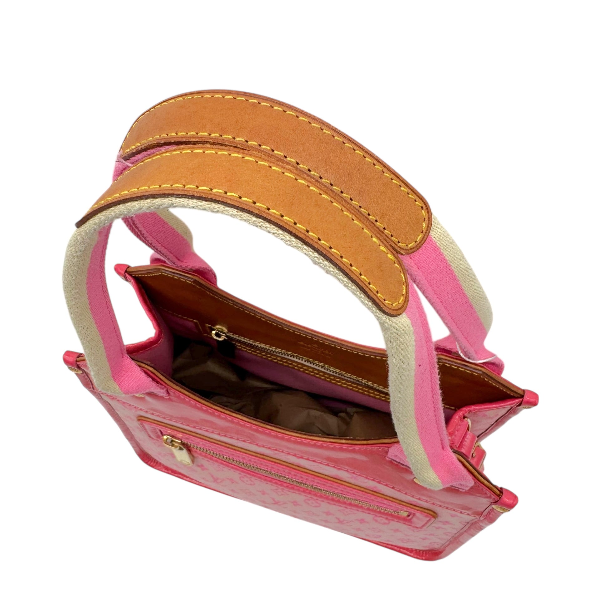 Louis Vuitton Hot Pink Lin Monogram Mini Sac Bag - Outfit Repeater