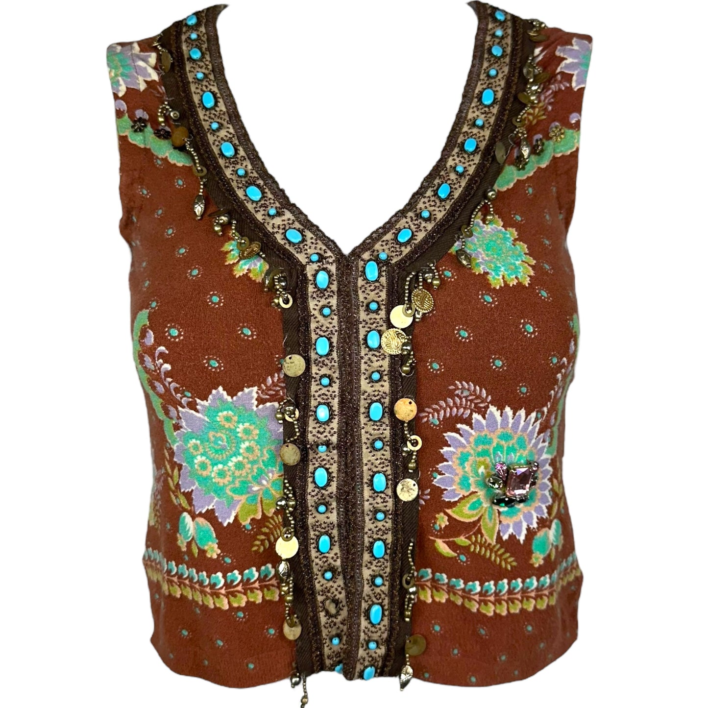 Blumarine Embellished Knit Tank - Outfit Repeater