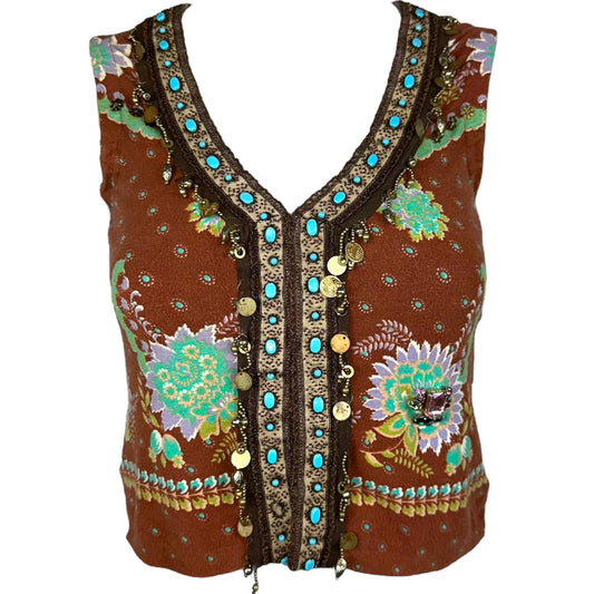 Blumarine Embellished Knit Tank - Outfit Repeater