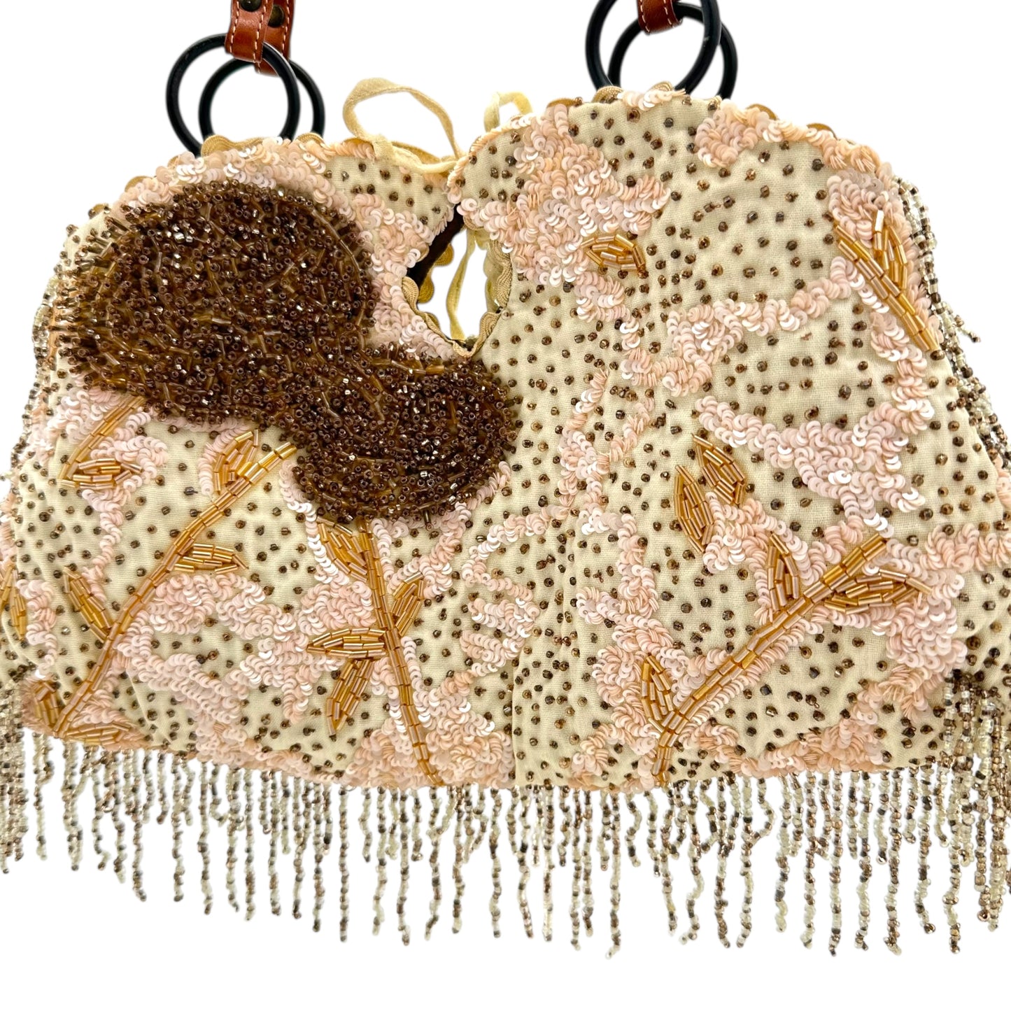 Jamin Puech Ivory Beaded Fringe Shoulder Bag - Outfit Repeater