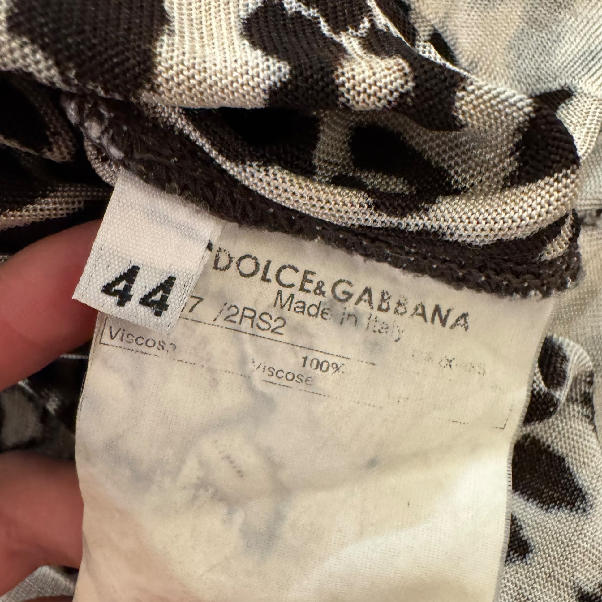 Dolce & Gabbana Leopard Print Lace Up Tank Top