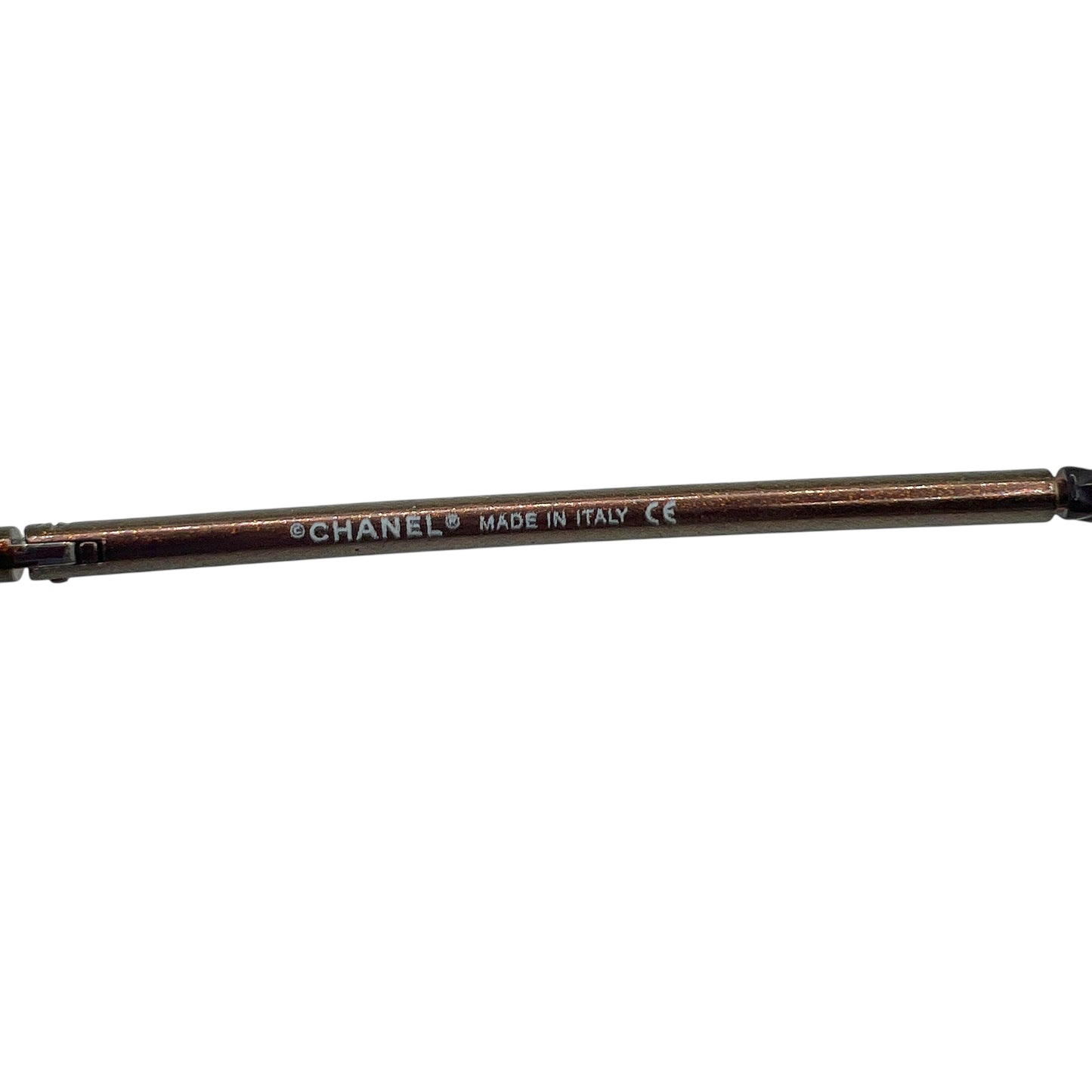 Chanel 4047 Brown Rimless Rectangle Sunglasses