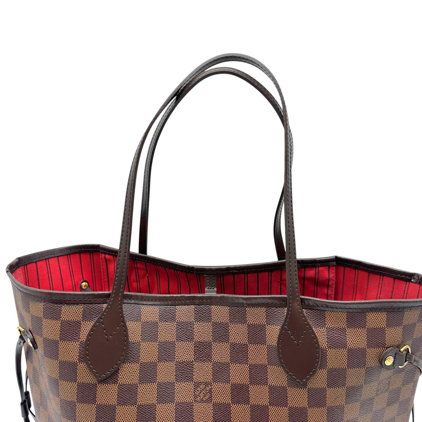 Louis Vuitton Damier Ebene Neverfull Tote Bag