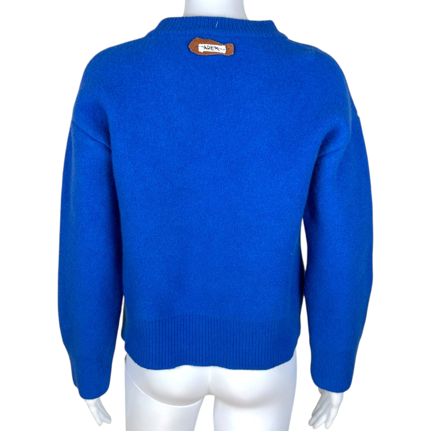 Ader Error Cobalt Blue Wool Sweater