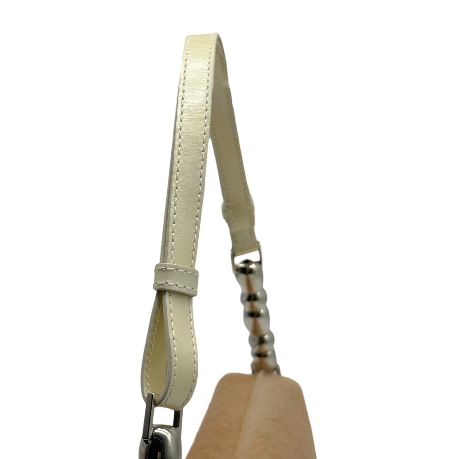 Christian Dior Tan Ponyhair Ivory Leather Shoulder Bag