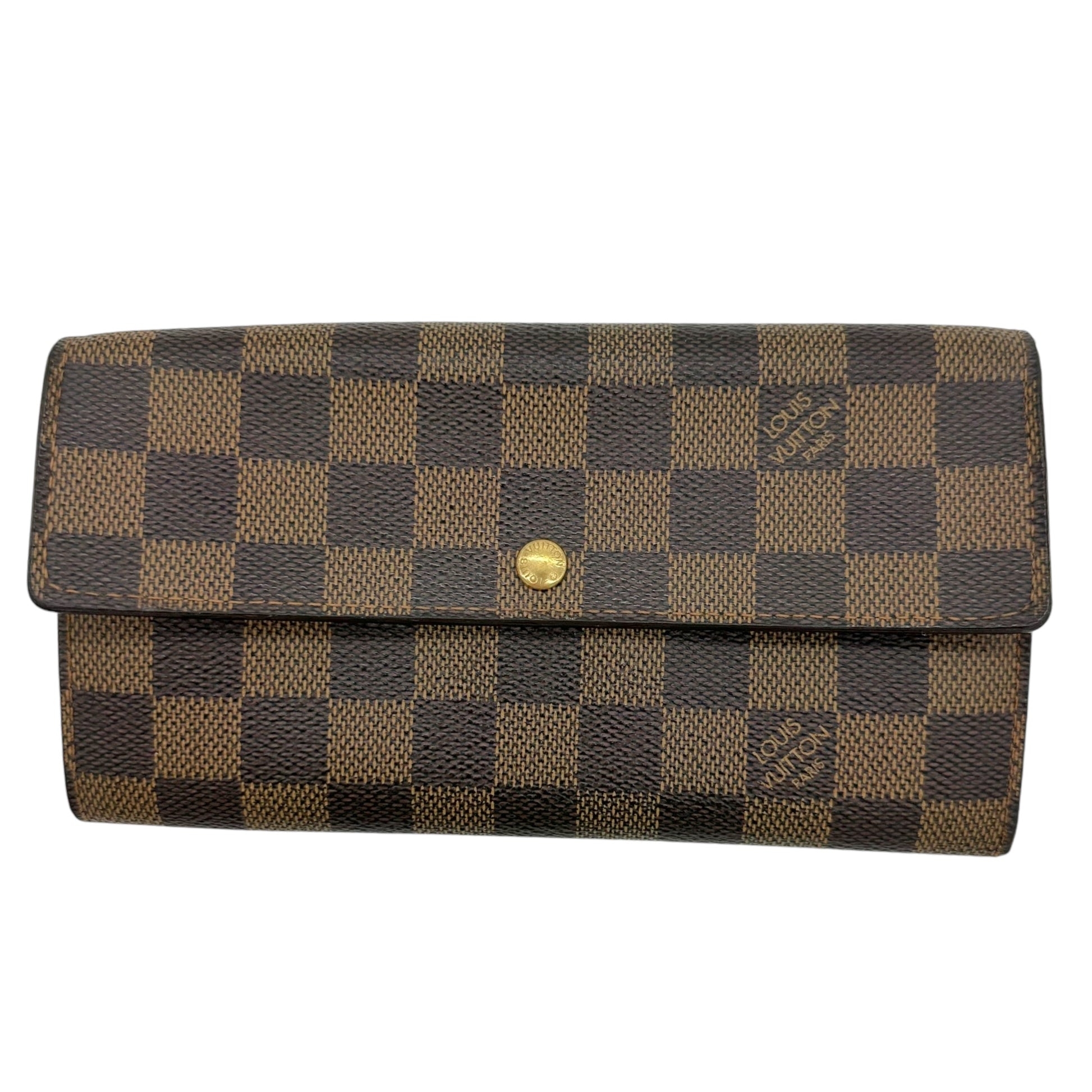 Louis Vuitton Brown Damier Sarah Wallet