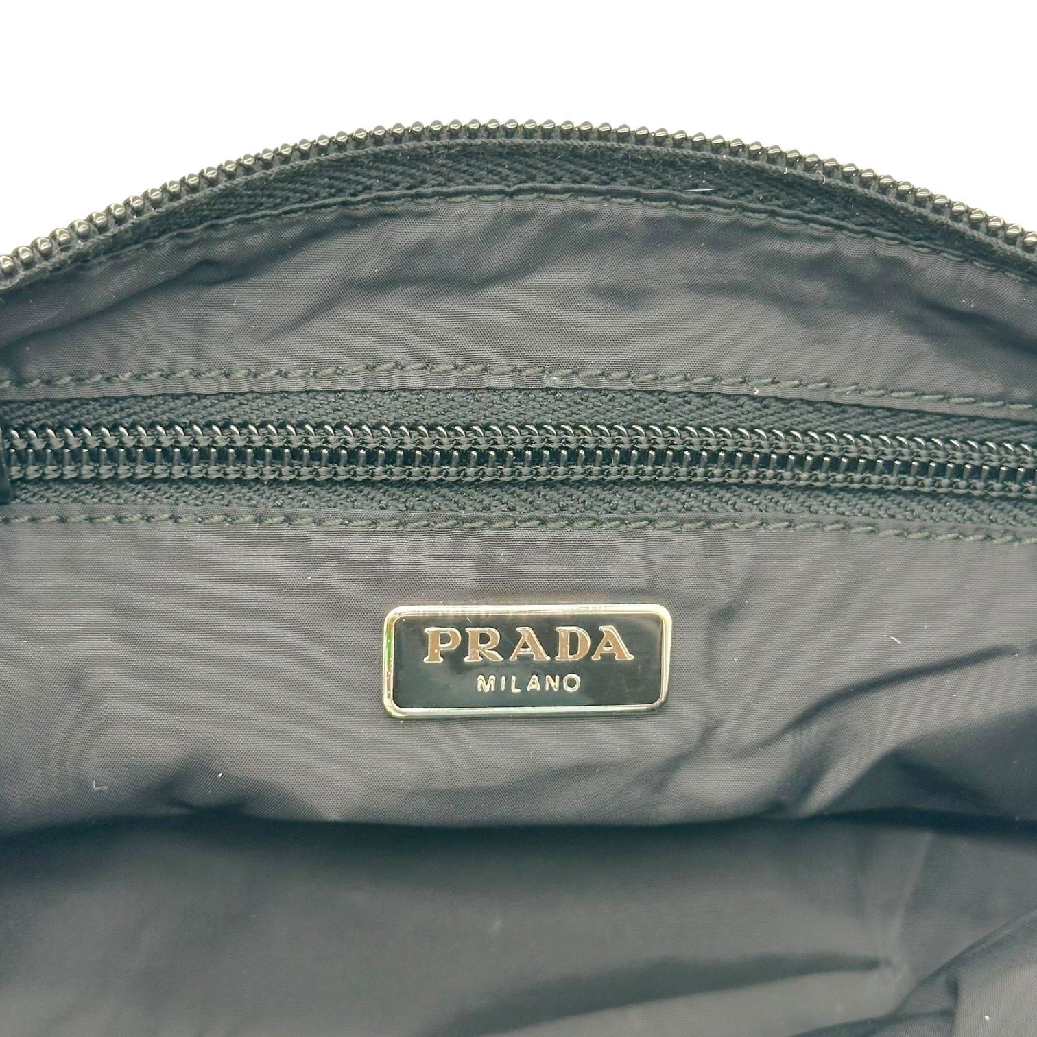 Prada Leopard Print Nylon Cosmetic Bag