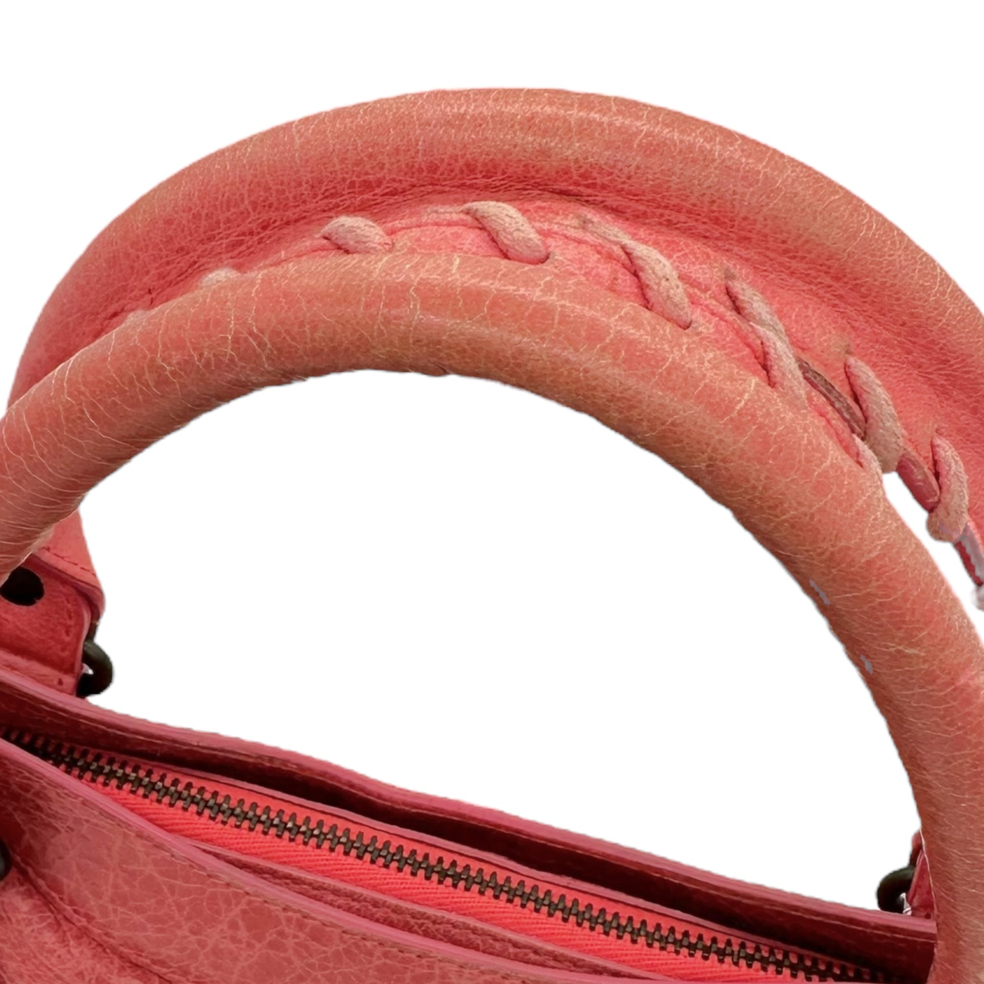 Balenciaga Pink Leather First City Bag - Outfit Repeater