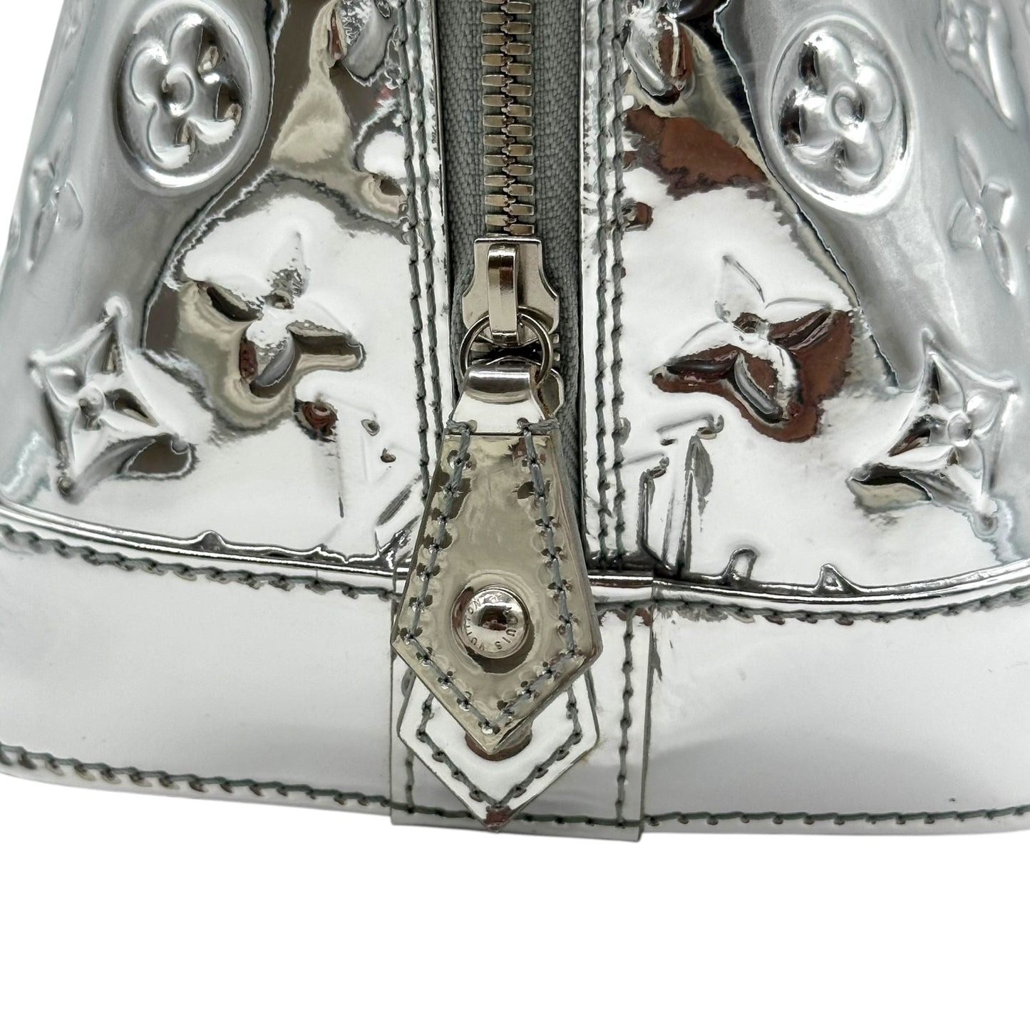 Louis Vuitton F/W 2006 Silver Mirror Alma Bag - Outfit Repeater