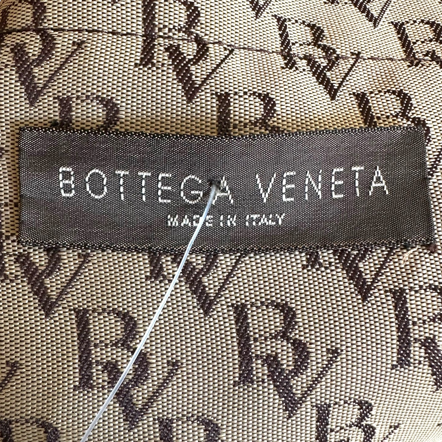 Bottega Veneta BV Tan Monogram Trench Coat