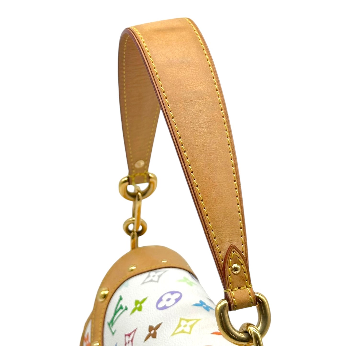 Louis Vuitton White Multicolor Murakami Monogram Beverly MM Shoulder Bag