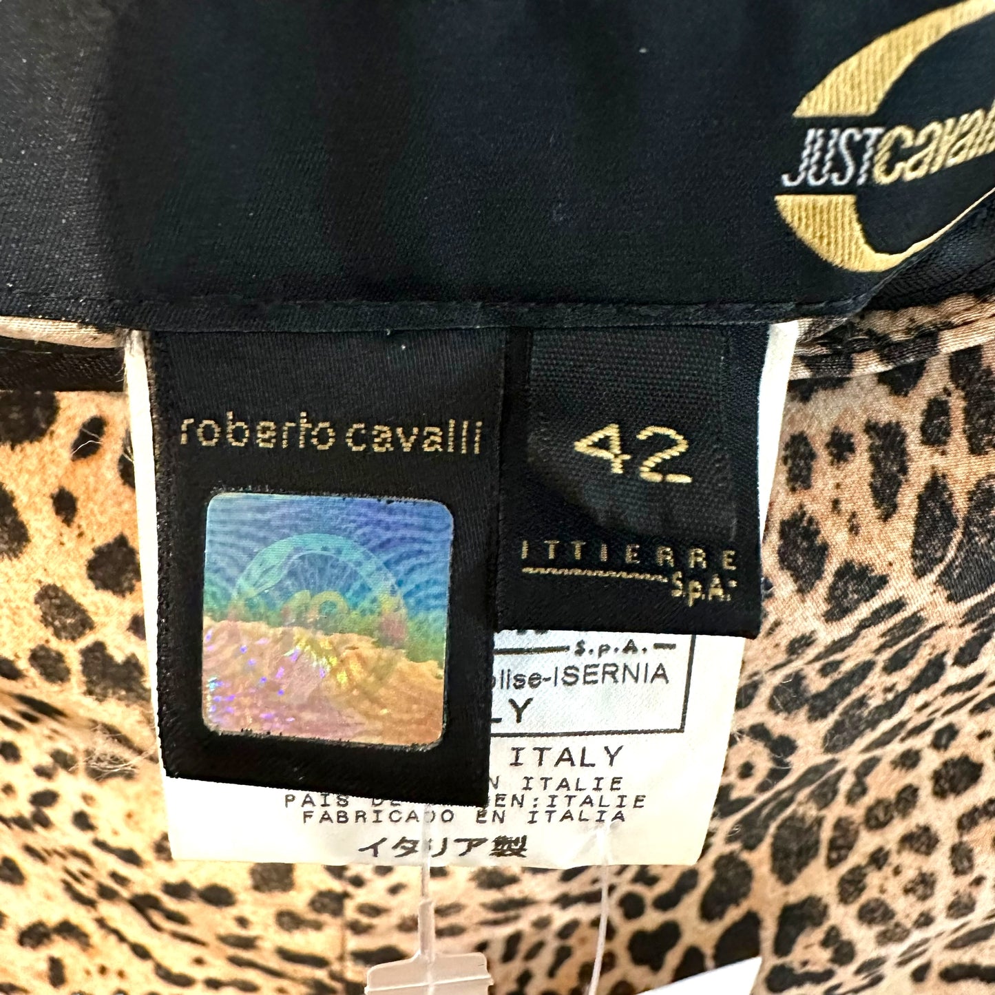 Just Cavalli Roberto Cavalli Leopard Print Midi Skirt - Outfit Repeater