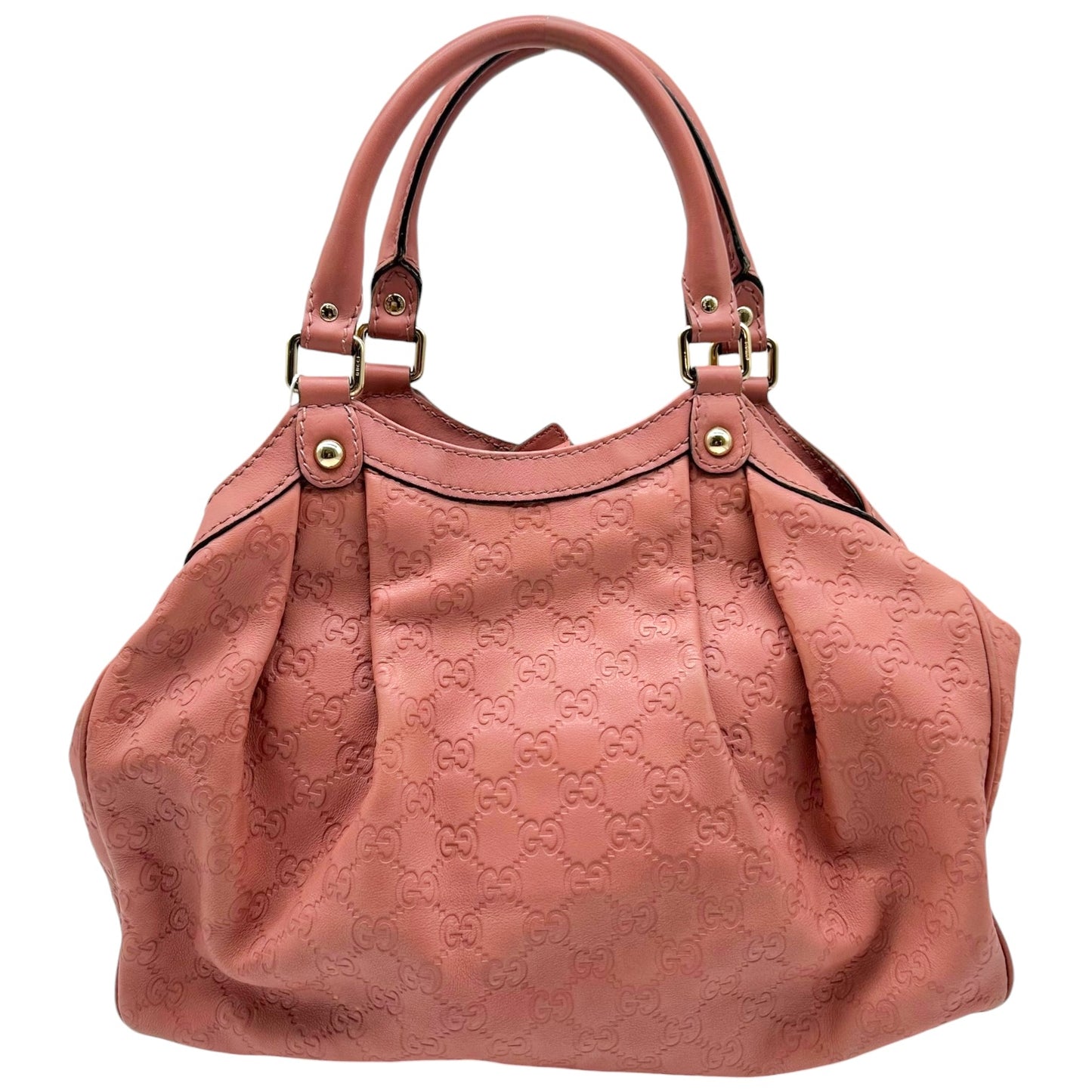 Gucci Small Sukey Shoulder Bag Dusty Rose Pink Leather