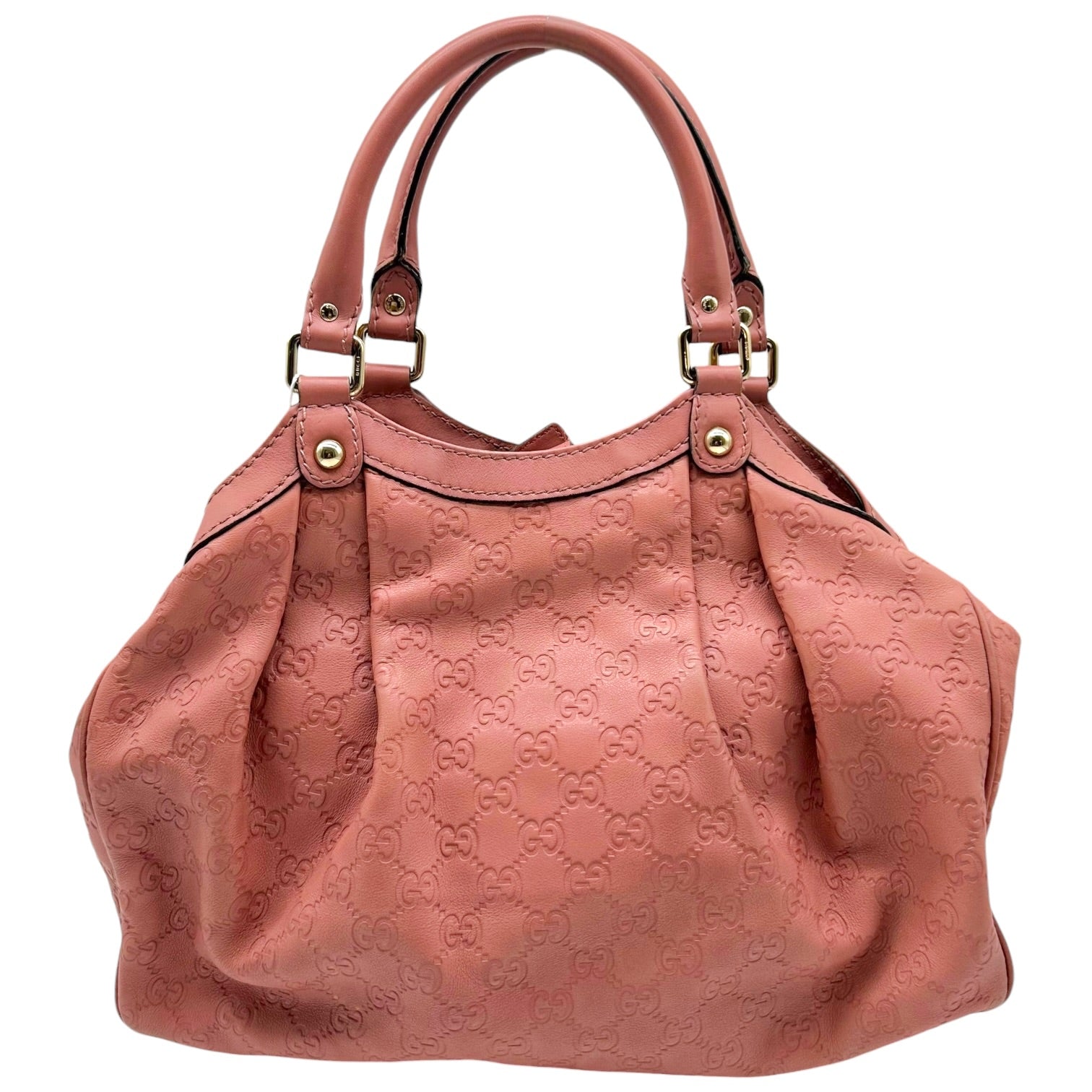 Gucci Small Sukey Shoulder Bag Dusty Rose Pink Leather