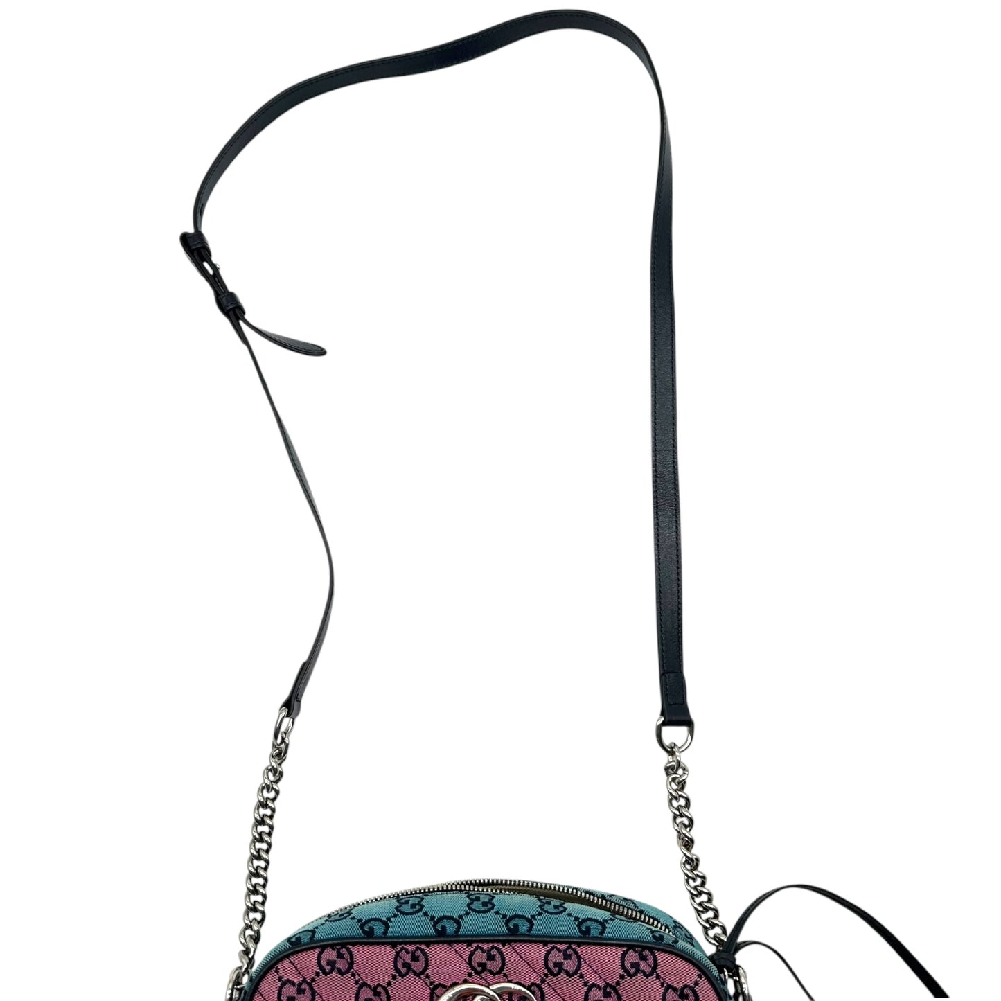 Gucci Marmont Multicolor Monogram Canvas Crossbody Bag