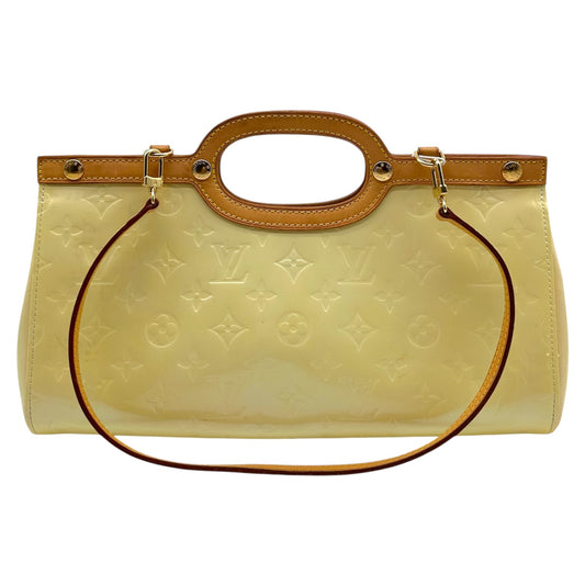 Louis Vuitton Vernis Monogram 2-Way Bag Butter Yellow