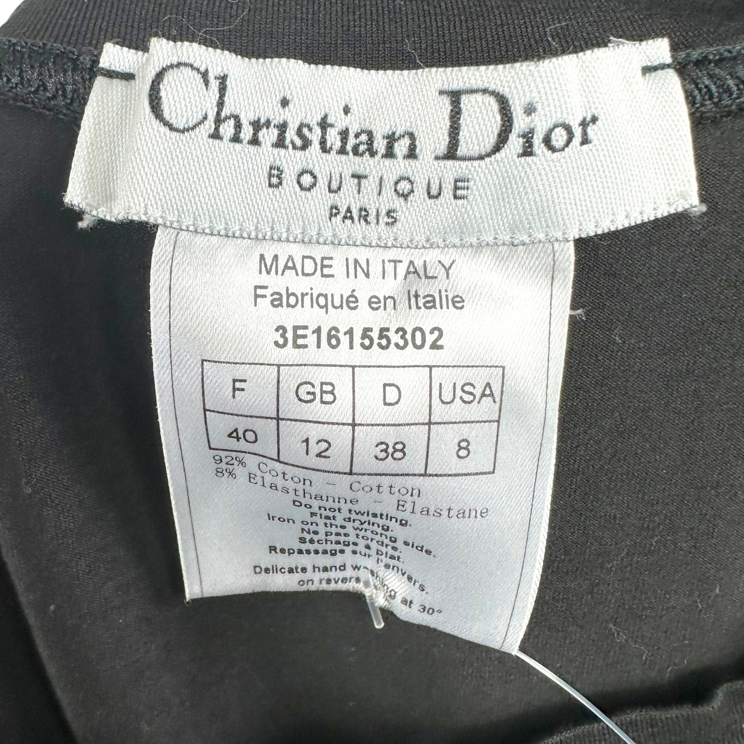 Christian Dior S/S 2003 Patchwork Letter J'Adore Dior Tank Top