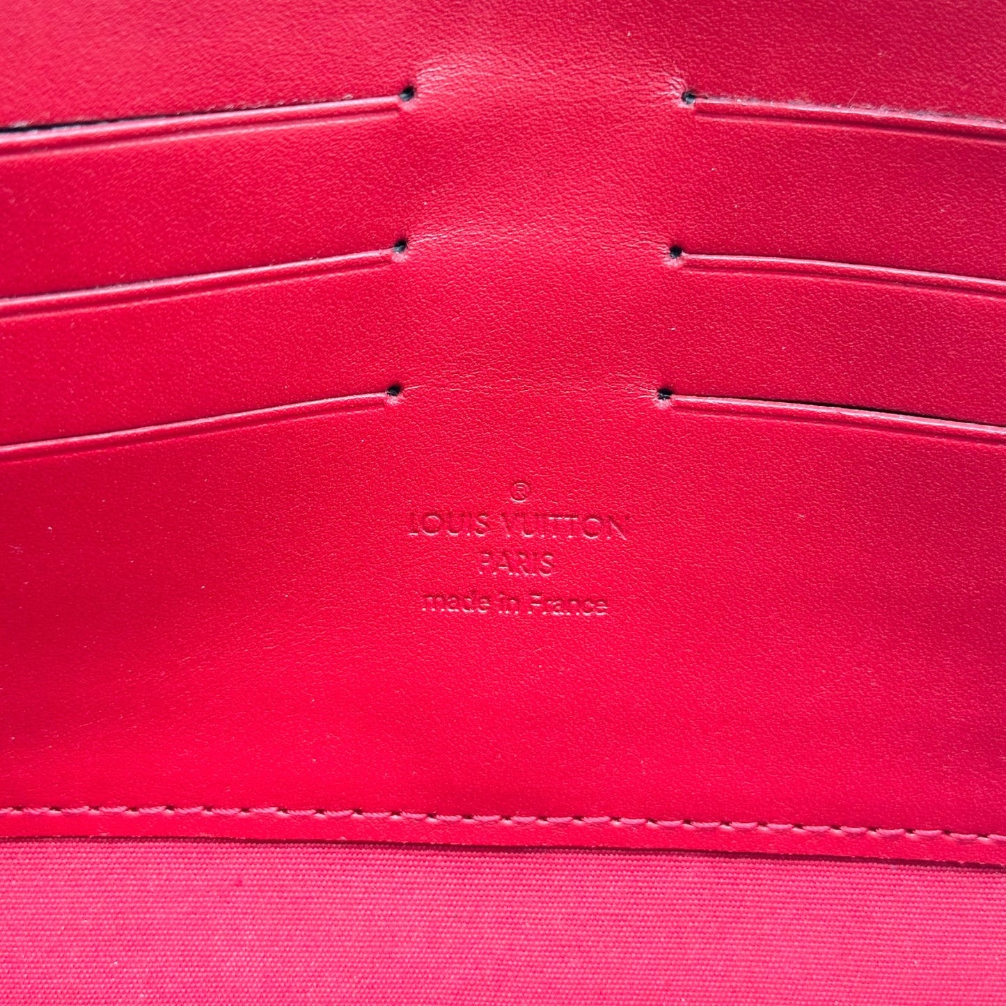 Louis Vuitton Red Vernis Monogram Mini Bag
