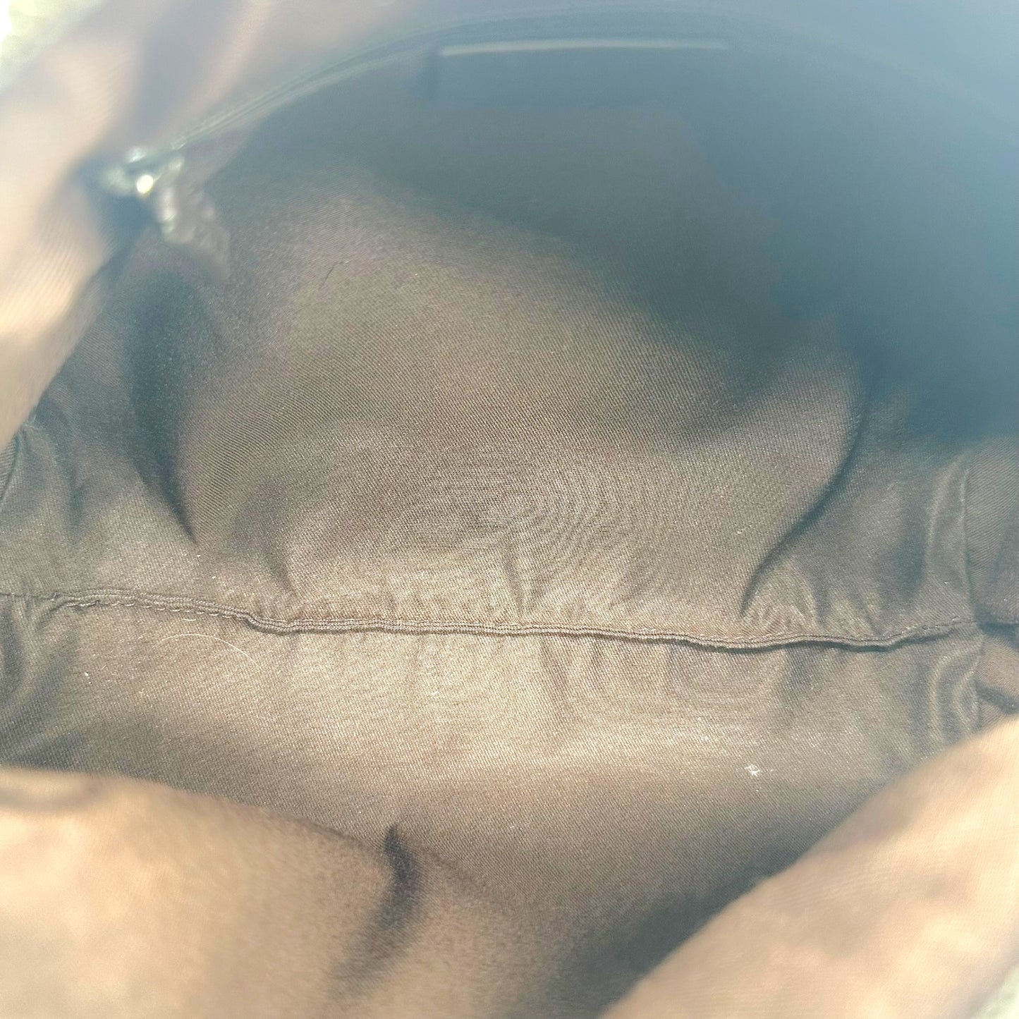 Gucci Denim Monogram Mini Hobo Shoulder Bag