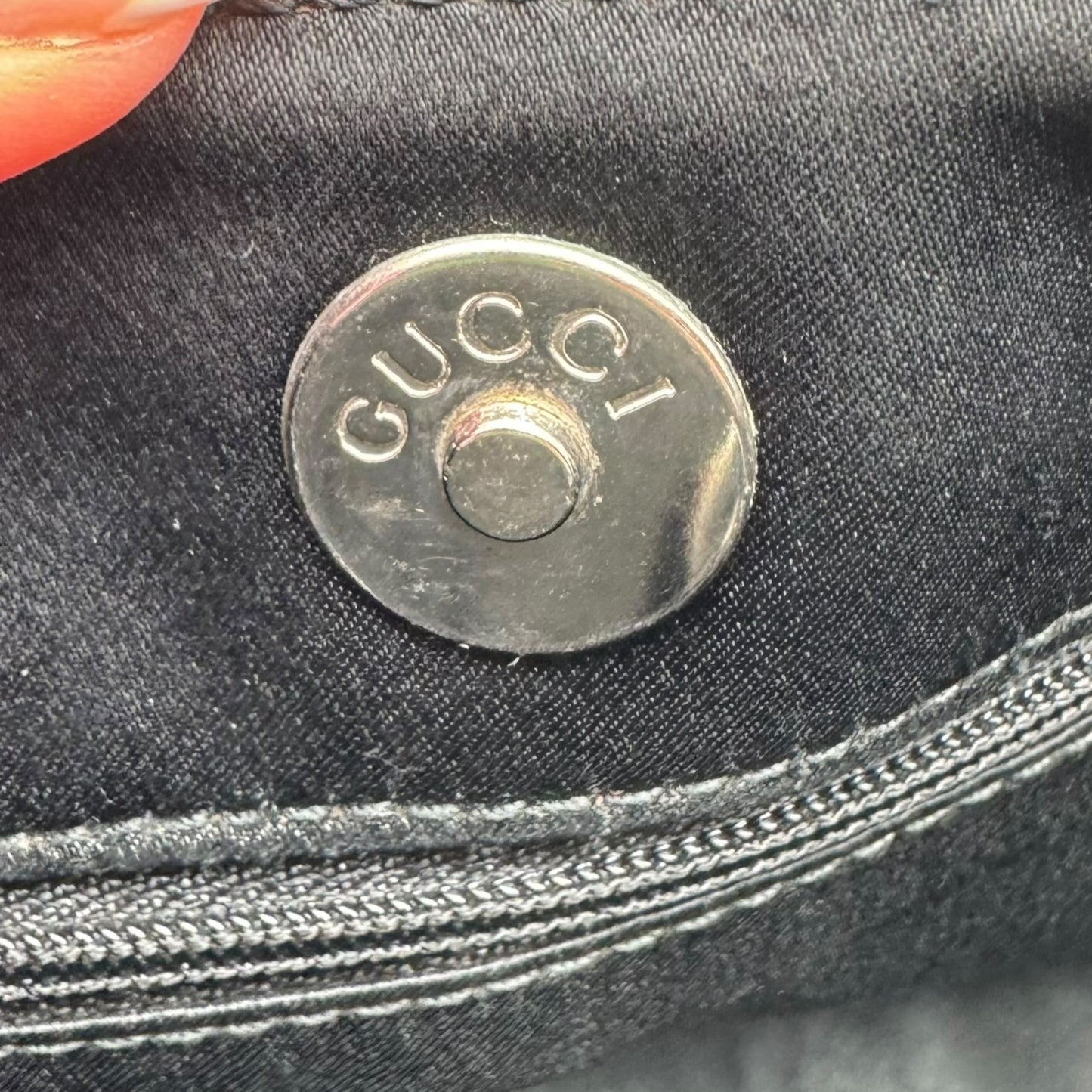 Gucci by Tom Ford 90's Black Glass Beaded Shoulder Bag RARE - Outfit Repeater