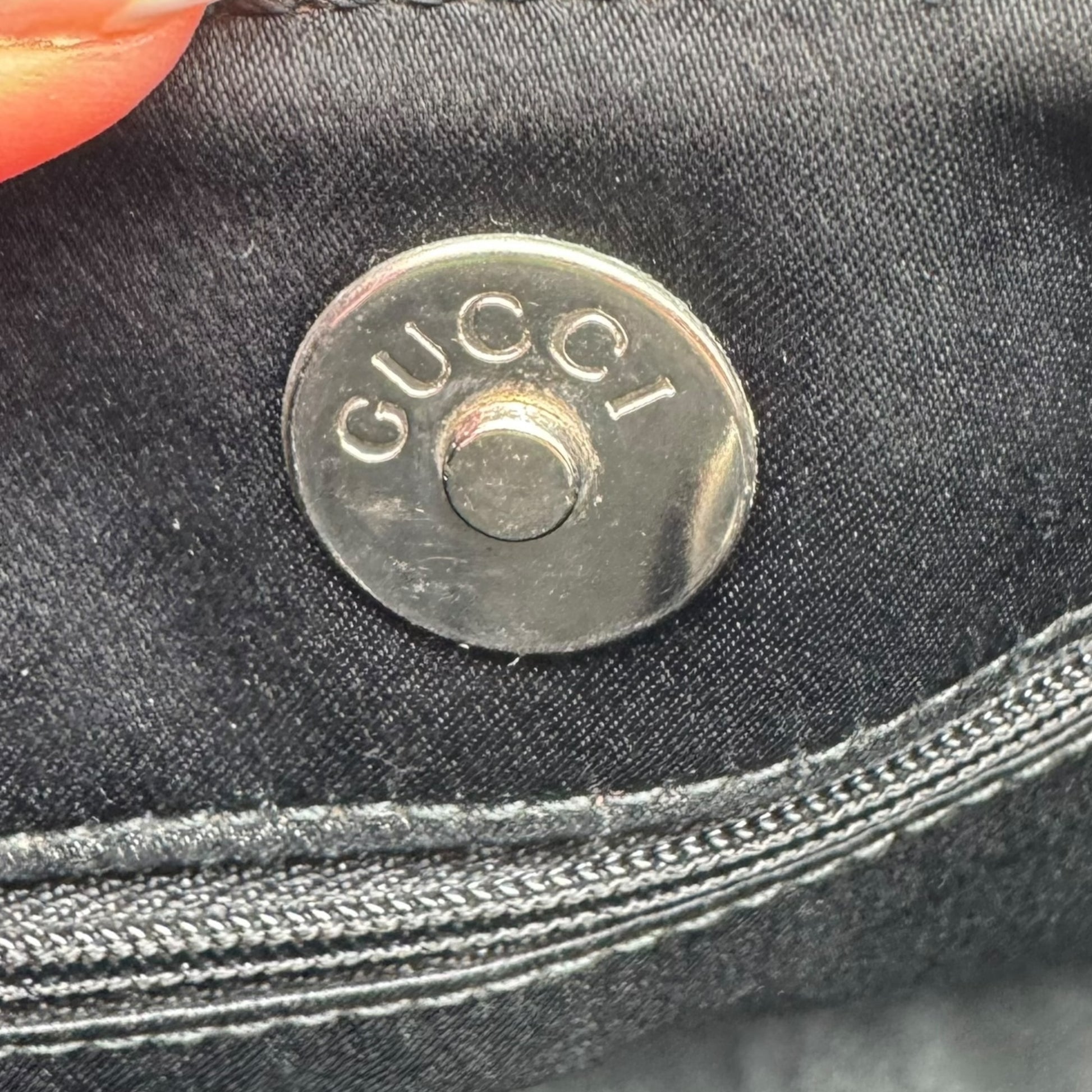 Gucci by Tom Ford 90's Black Glass Beaded Shoulder Bag RARE - Outfit Repeater