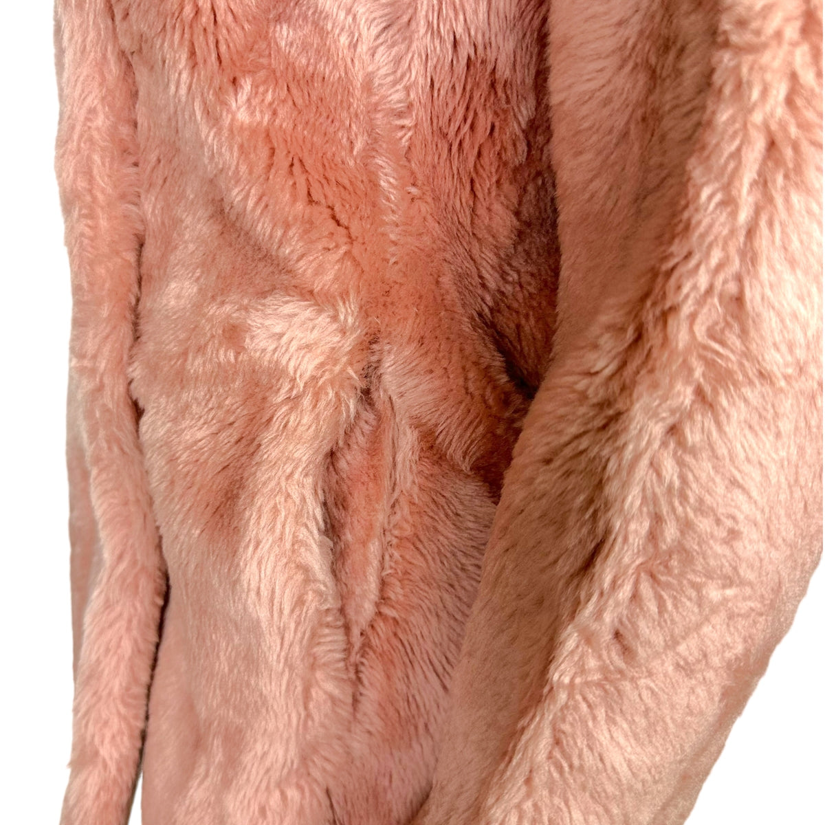 Gucci Pink Shearling Fur Coat