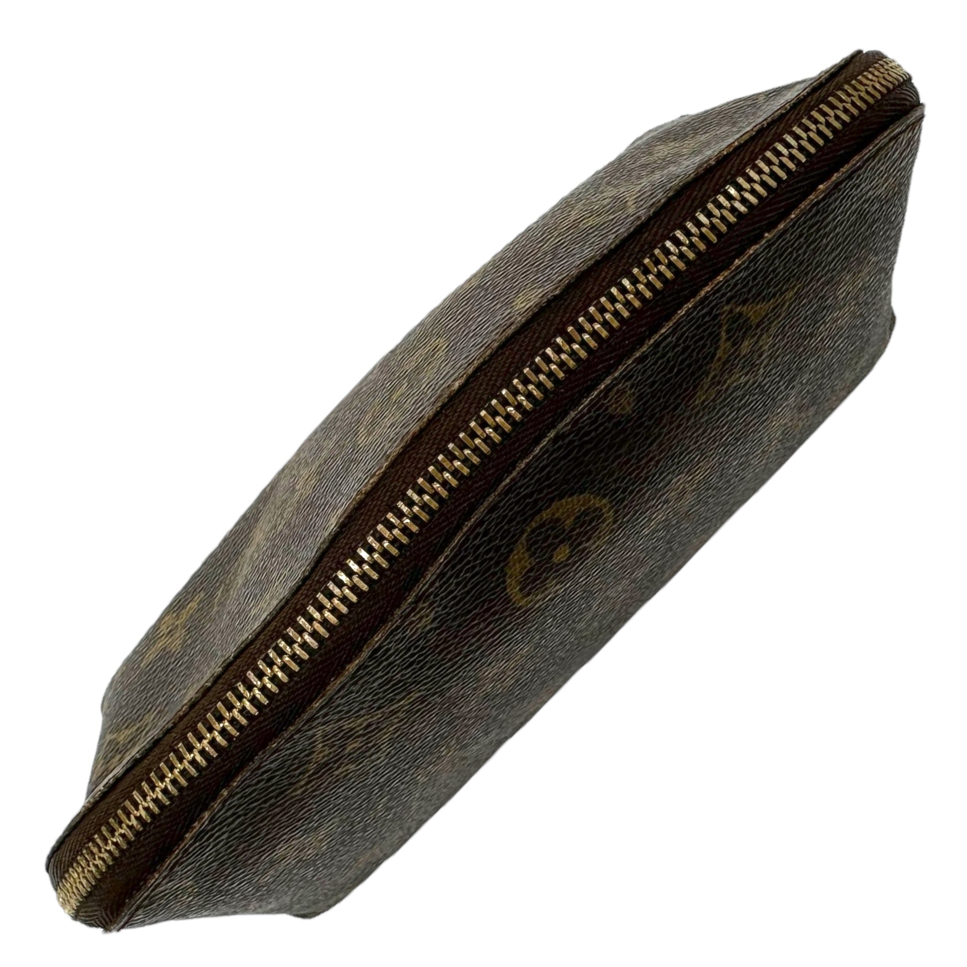 Louis Vuitton Brown Monogram Cosmetic Bag - Outfit Repeater