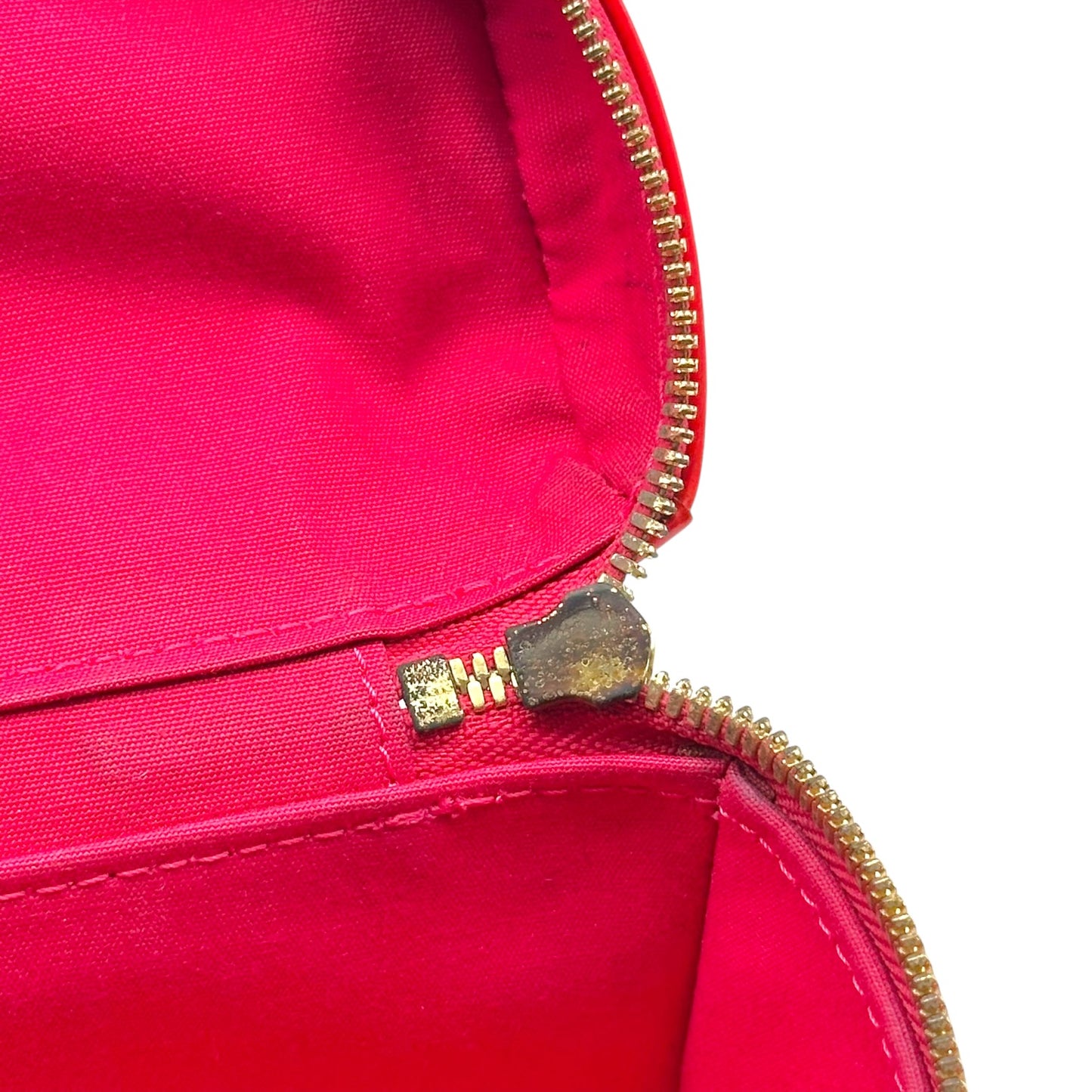 Louis Vuitton Hot Pink Vernis Monogram East-West Vanity Bag