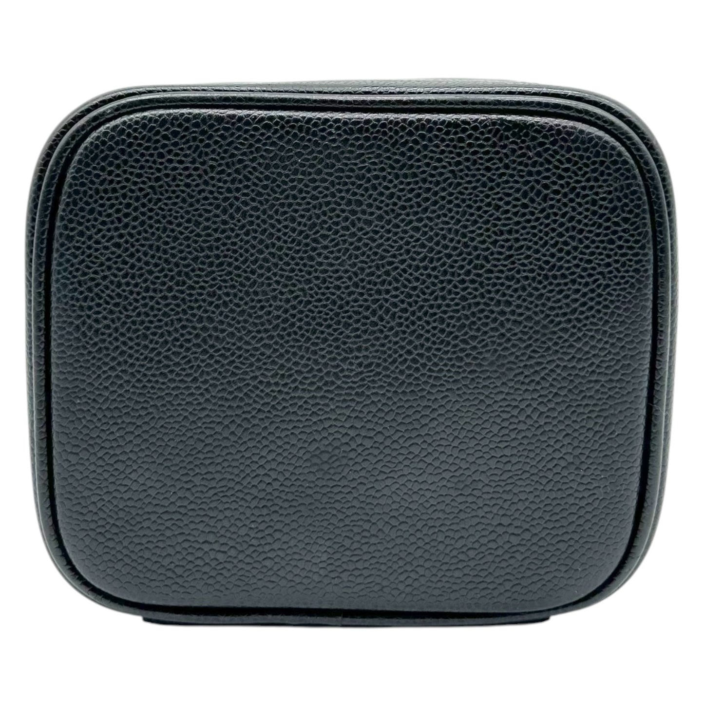 Chanel Black Caviar Leather Vanity Bag