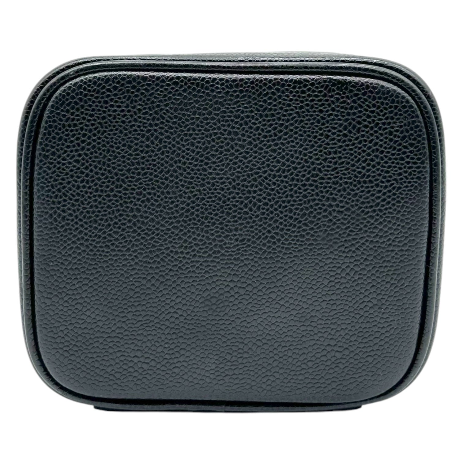 Chanel Black Caviar Leather Vanity Bag