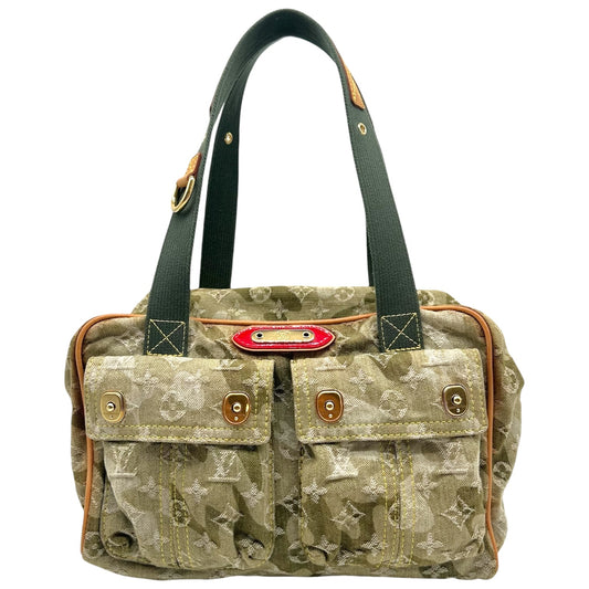 Louis Vuitton Denim Shoulder Bag Monogramouflage Camo