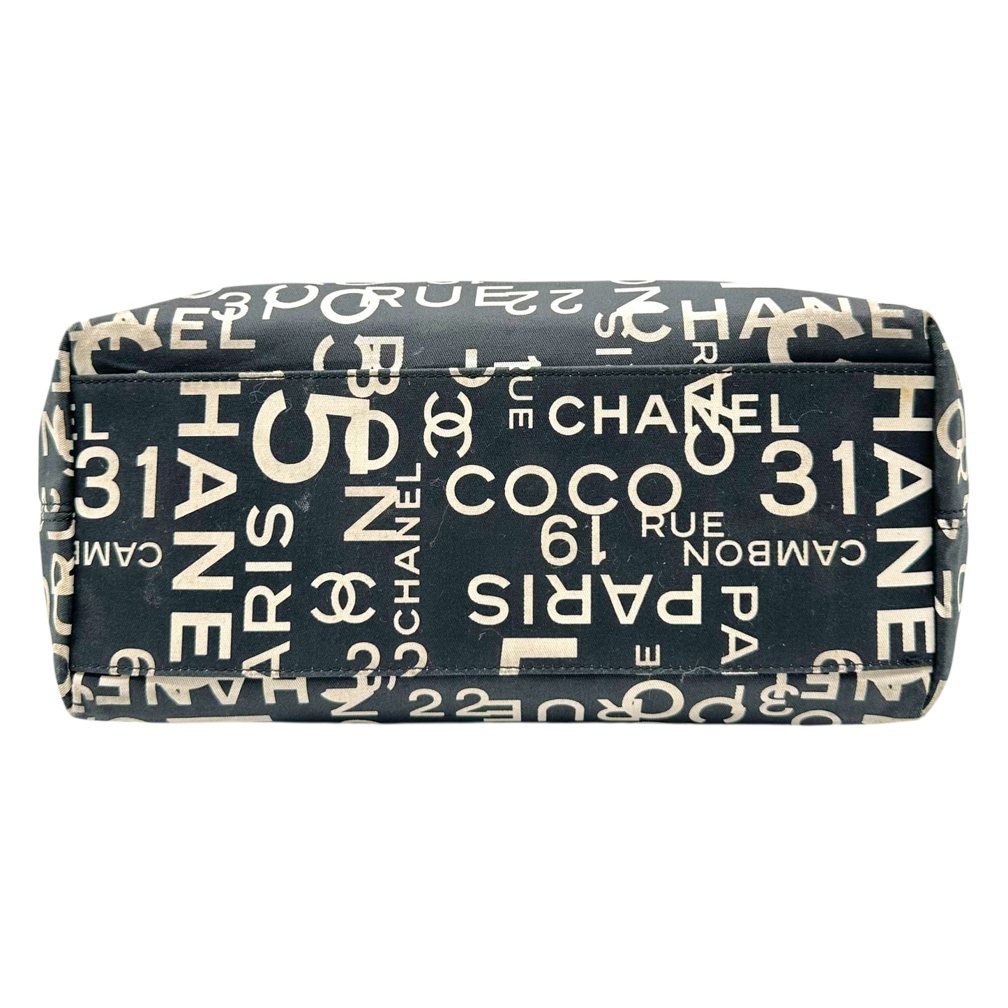 Chanel Printed Canvas Tote Bag