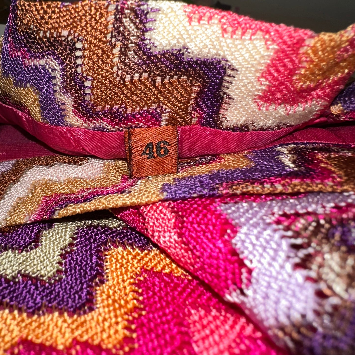 Missoni Pink Chevron Knit Midi Skirt - Outfit Repeater