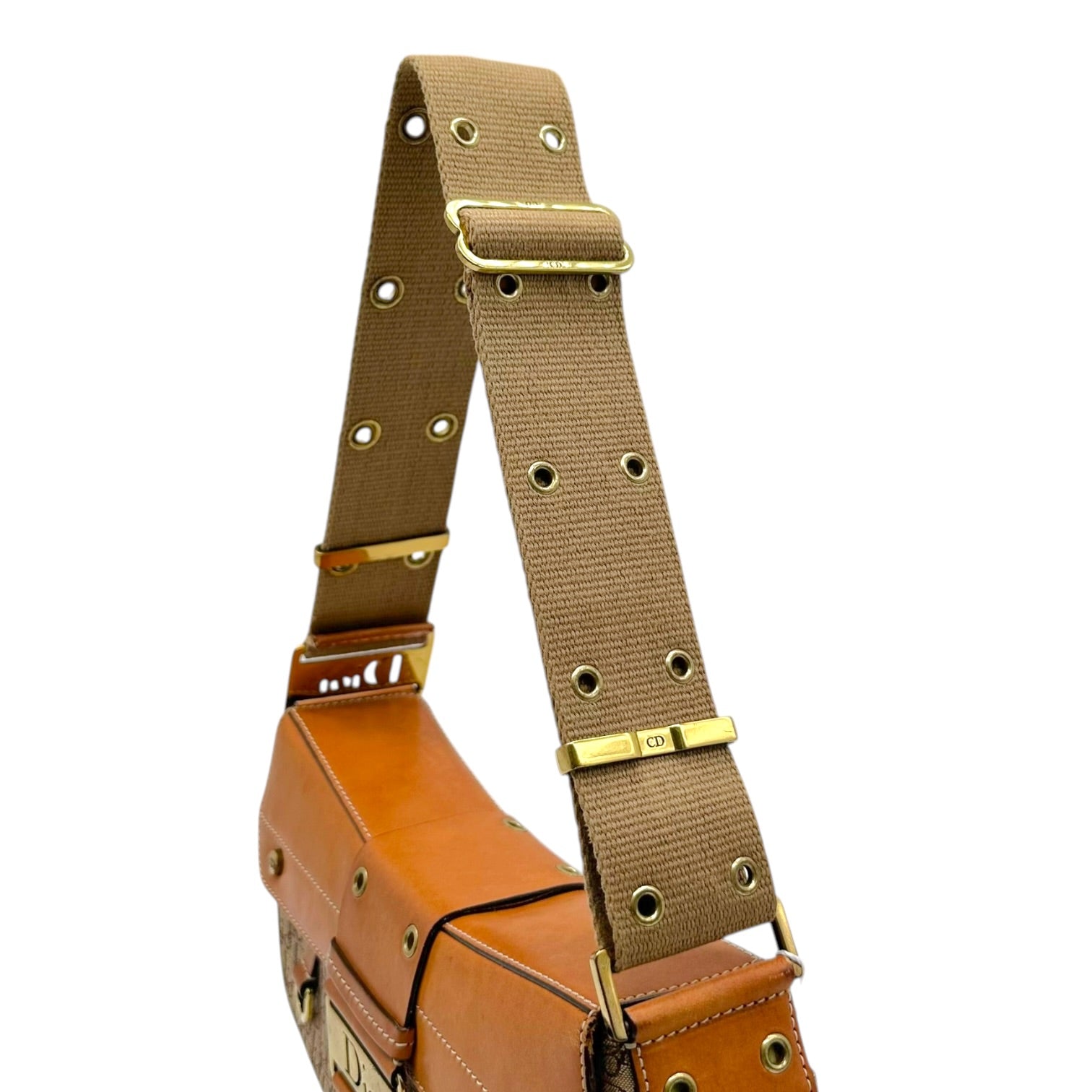 Christian Dior Trotter Monogram Tan Columbus Bag