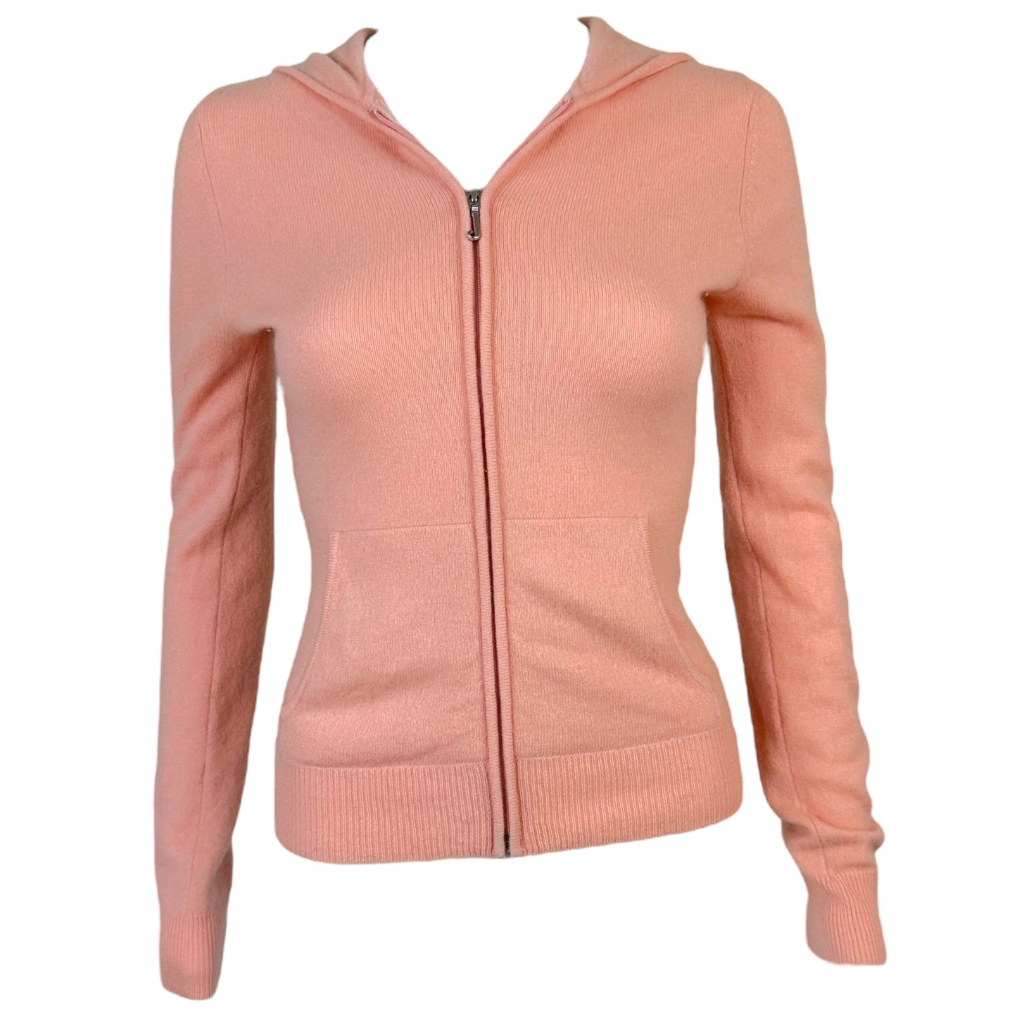 Juicy Couture Pink Cashmere Zip-Up Hoodie - Outfit Repeater
