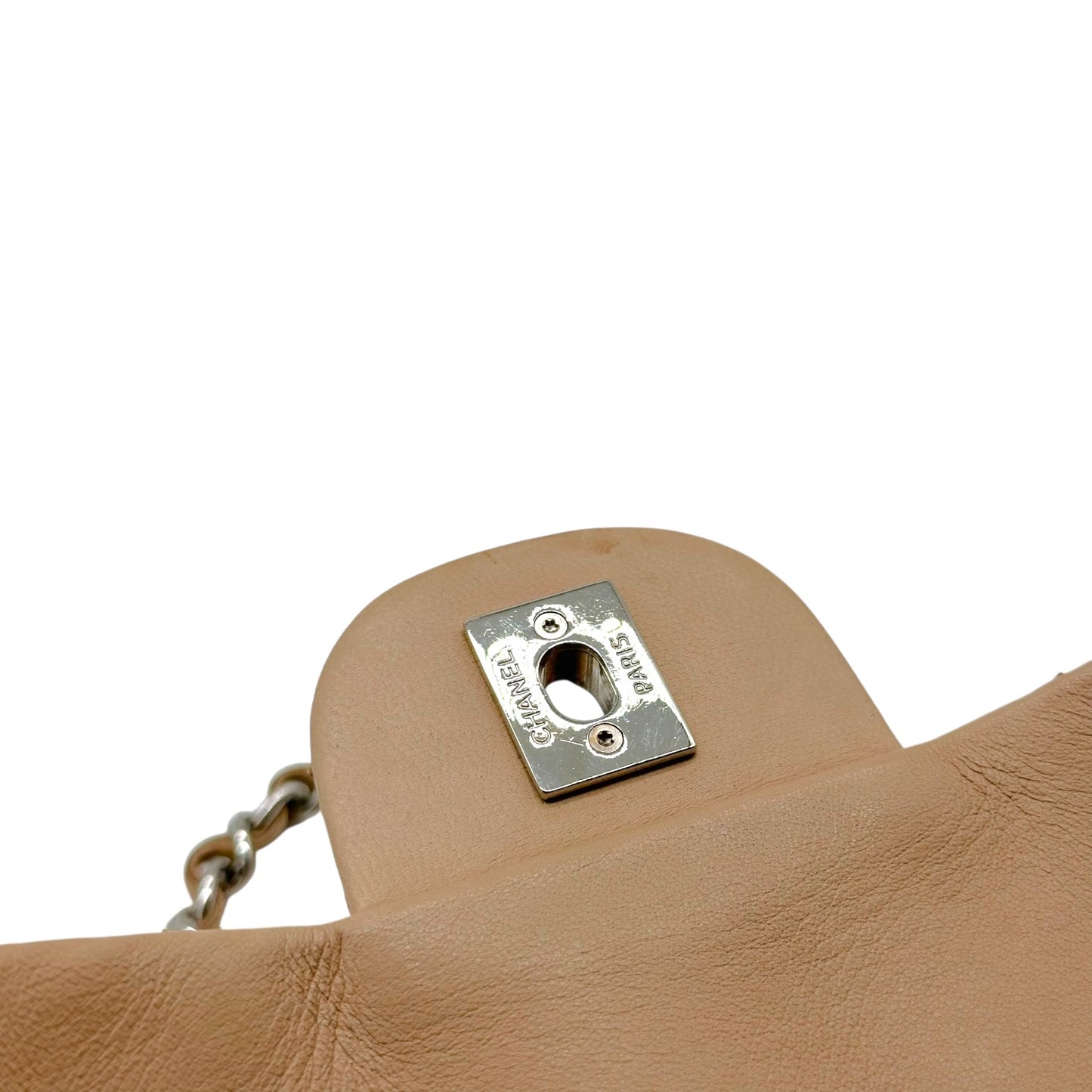 Chanel Tan Python Wild Stitch Medium Flap Bag