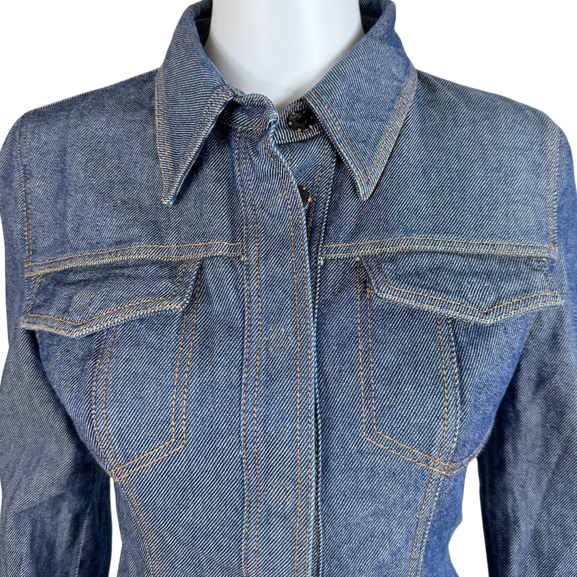 Dolce & Gabbana Medium Wash Denim Jacket - Outfit Repeater