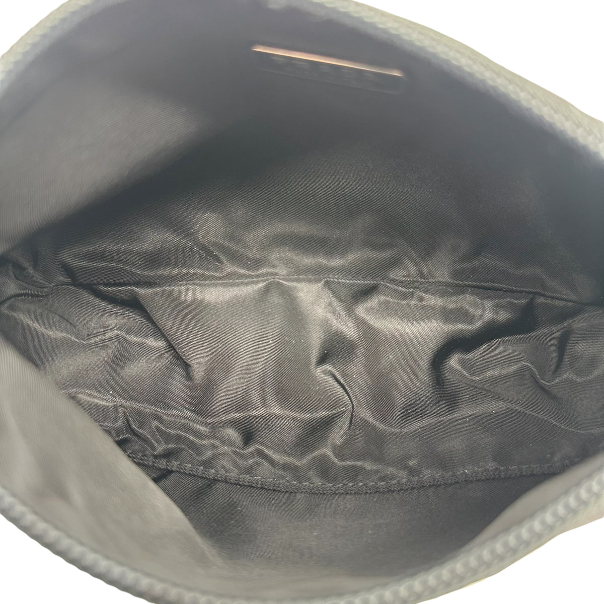 Prada Black Nylon Mini Pochette Bag
