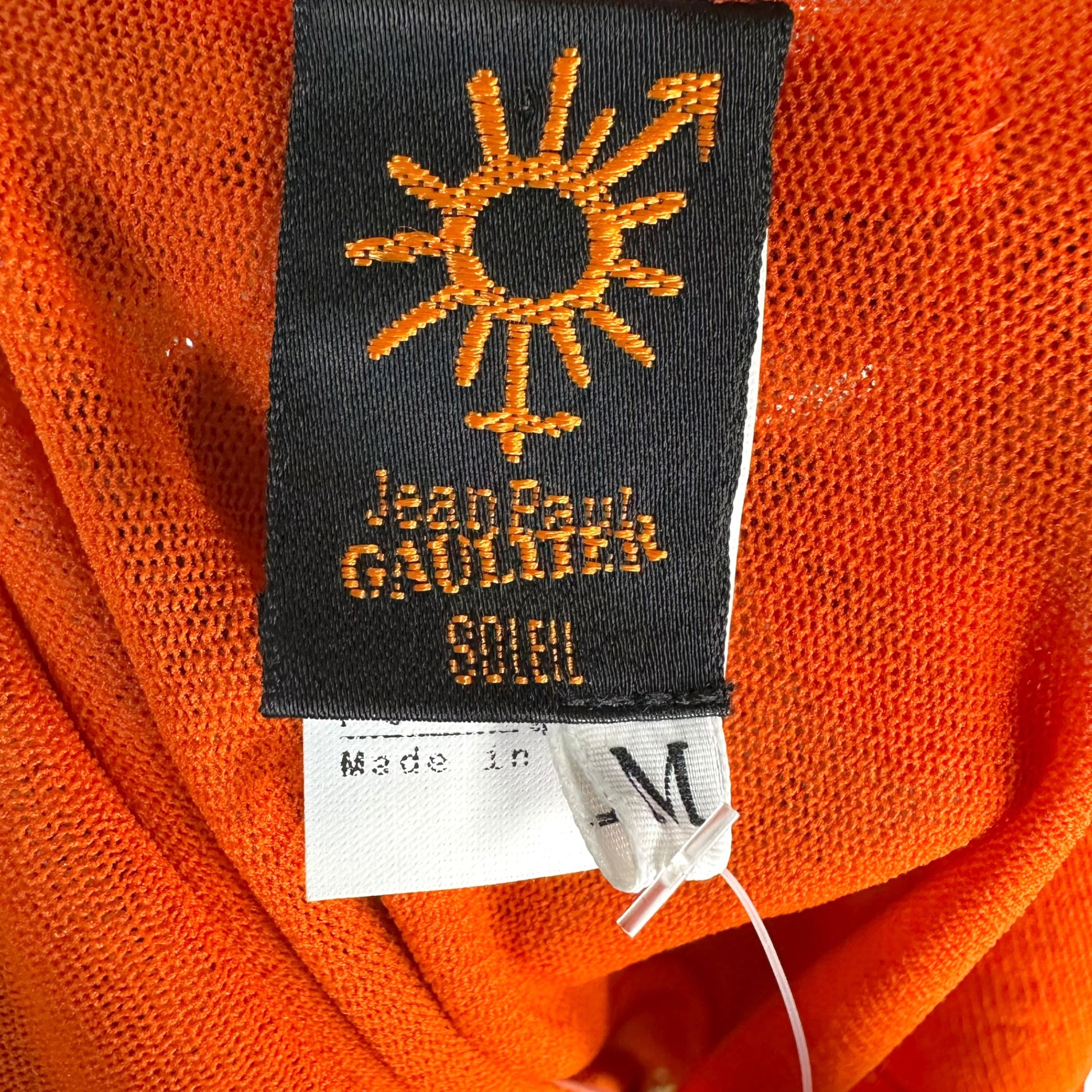 Jean Paul Gaultier Mesh Tank Top Flamingo Tropical Print