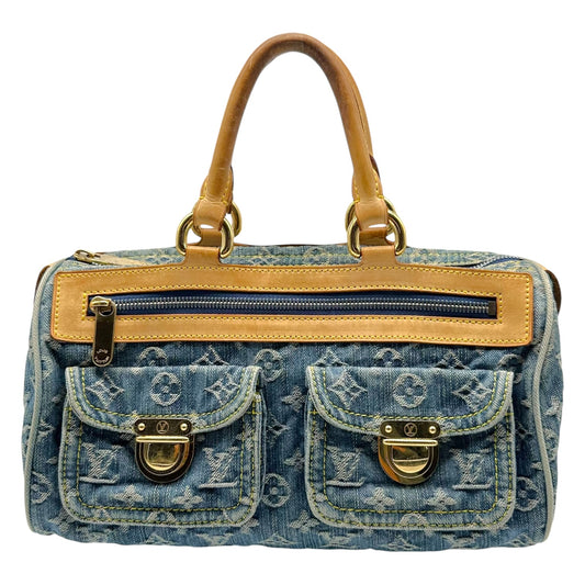 Louis Vuitton Blue Denim Neo Speedy Handbag